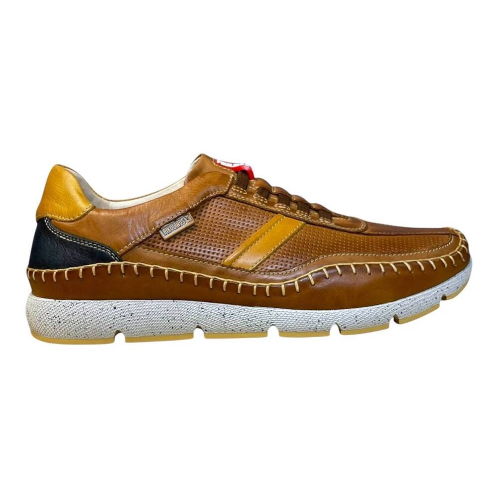 NEW PIKOLINOS men's fuencarral m4u fashion sneakers in brandy